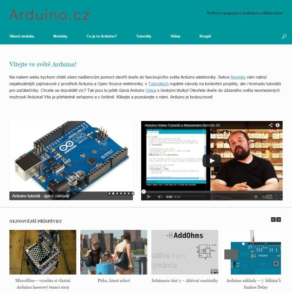 Webový magazín Arduino.cz